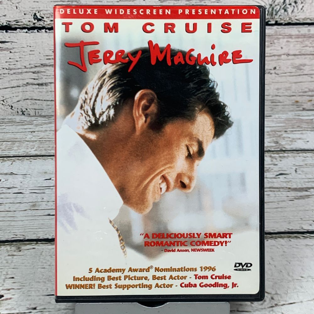 Jerry Maguire [1996 DVD] Tom‎ Cruise Romantic Comedy Deluxe Widescreen Edition